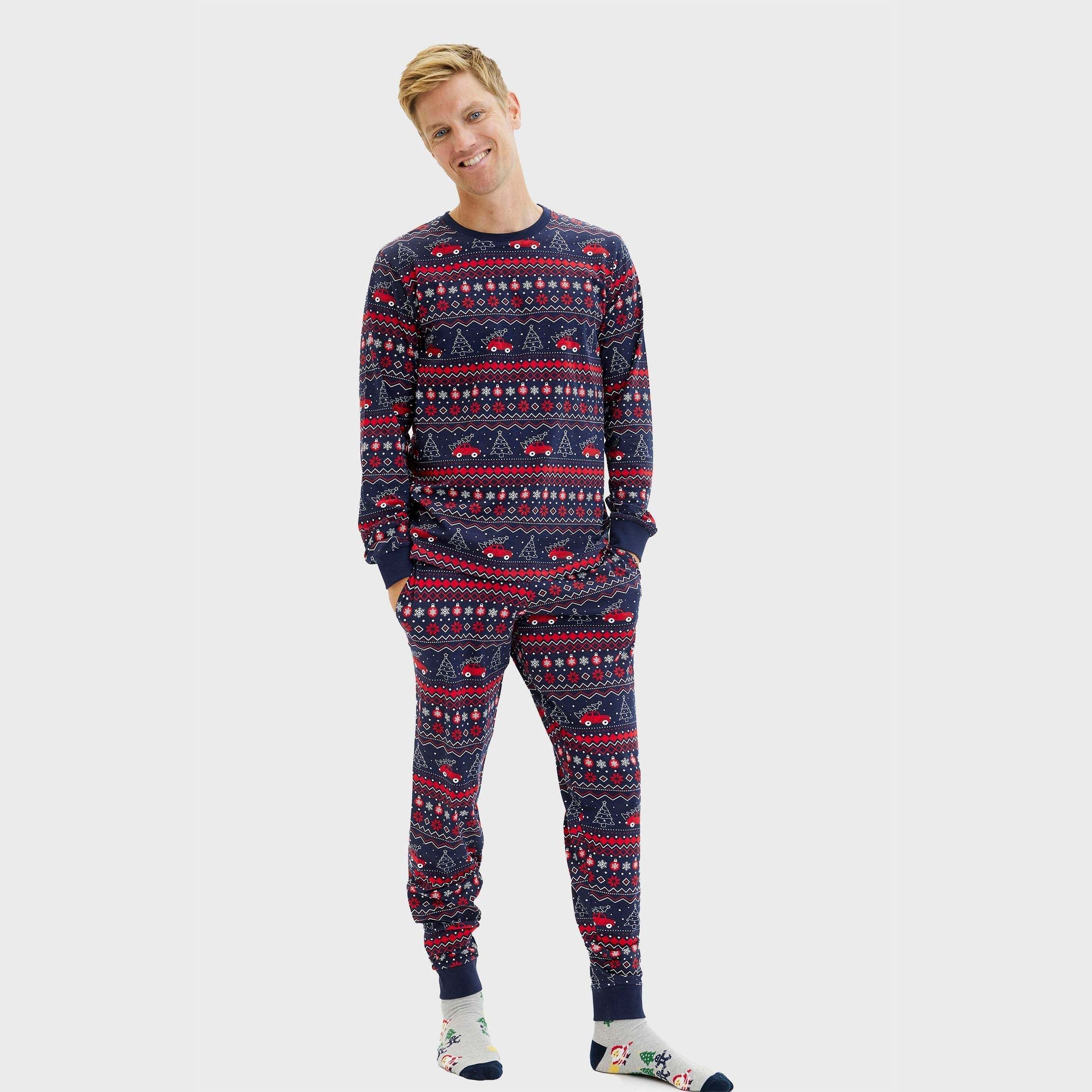 Striped Christmas Family Set Autumn Long-sleeve Loungewear