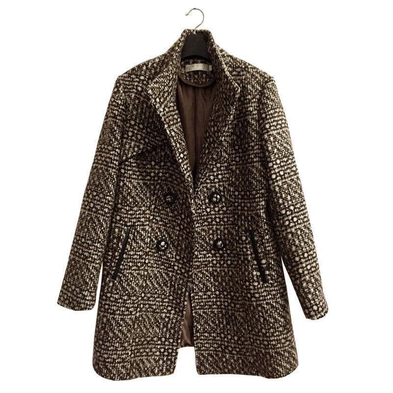 Fashion Thick Plaid woolen coat women's clothing - Image 8