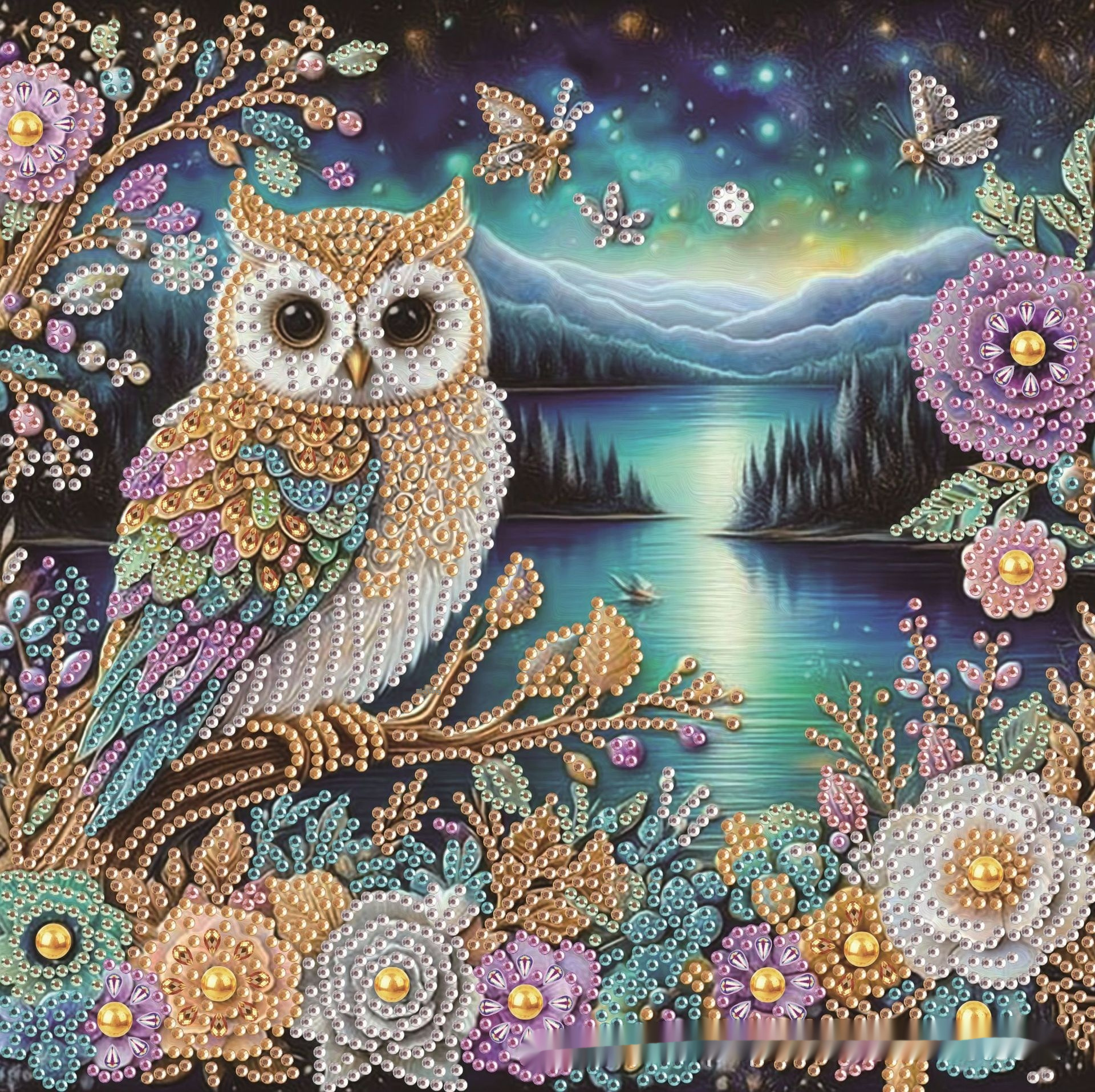 5D Alien Sticker Dot Diamond Decorative Painting - Image 10