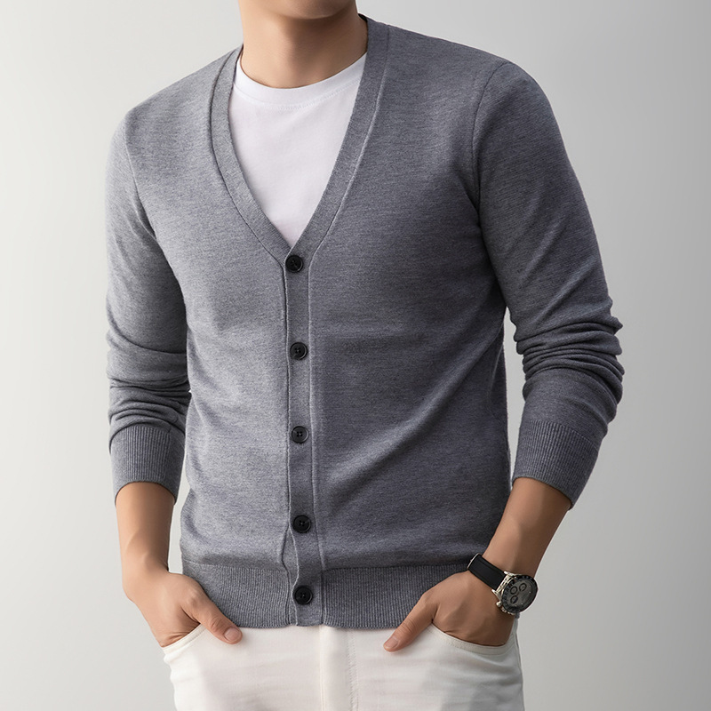 Korean-style Loose-fit Knit Sweater Coat - Image 9