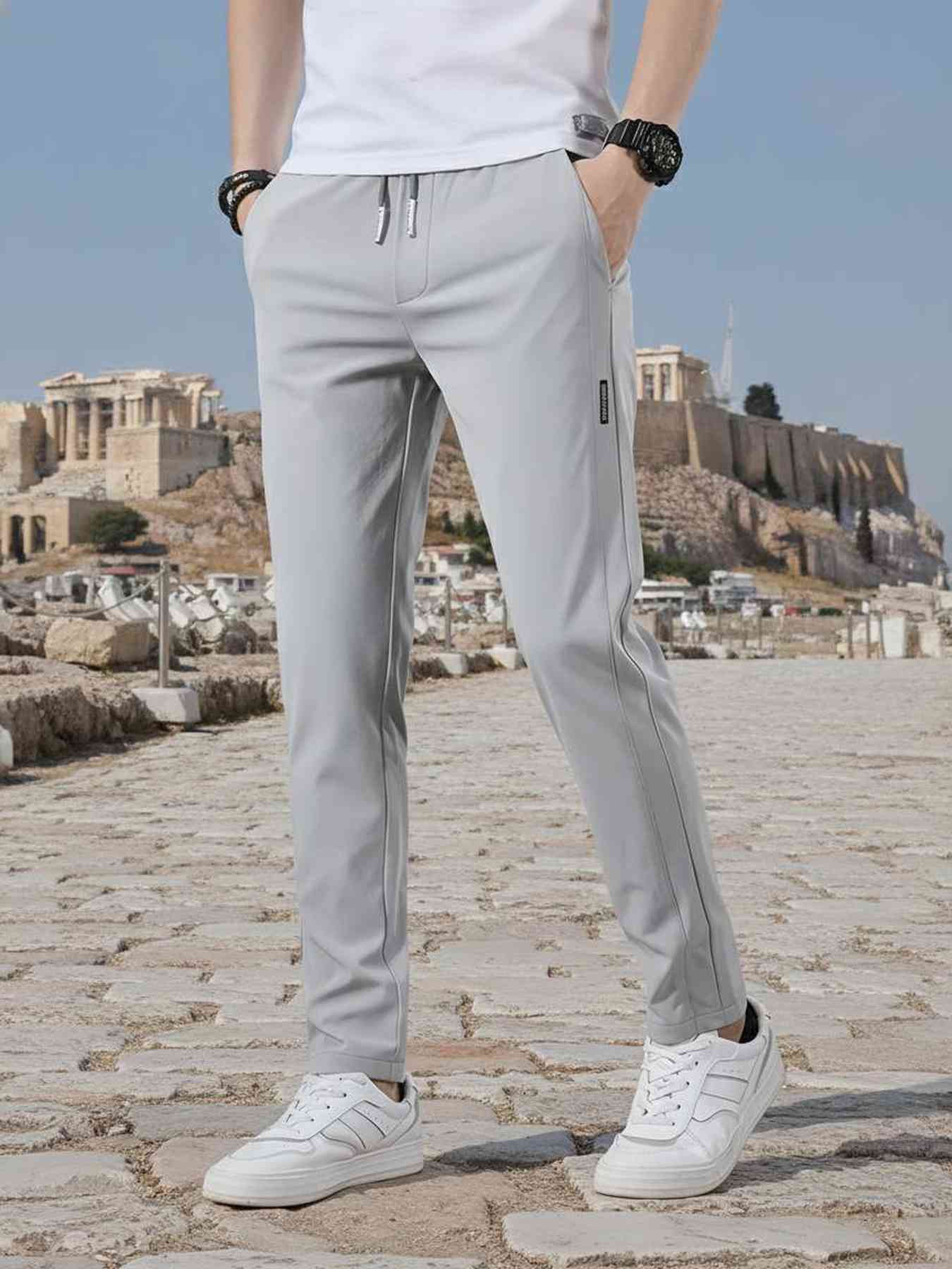 Casual Pants, Trendy And Fashionable Casual Pants, Men's Pants, Men's Pants, Long Pants, Straight Pants, Corduroy Casual Pants, Tight-fitting Casual Pants, Anti-wrinkle Casual Pants, 9-inch Pants, Men