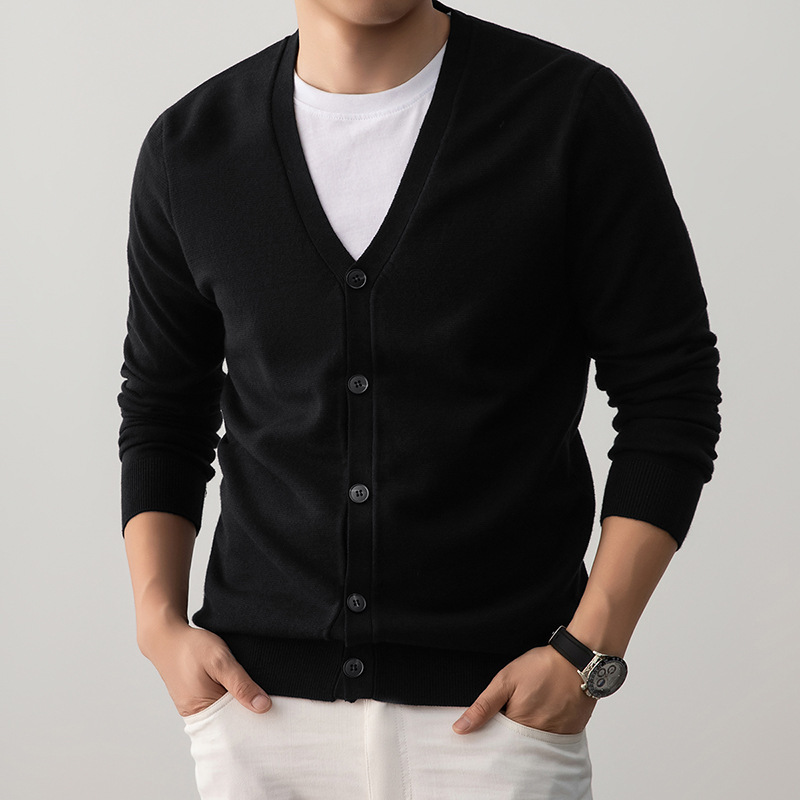 Korean-style Loose-fit Knit Sweater Coat - Image 6