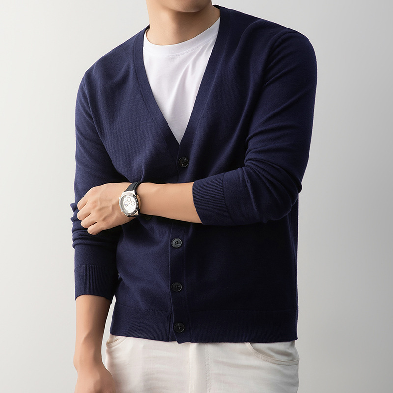 Korean-style Loose-fit Knit Sweater Coat - Image 8