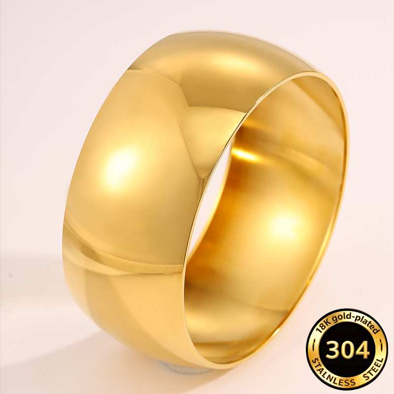 Moms Non-fading Titanium Steel Bracelet Round Bangle - Image 6