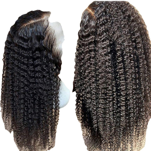Brazilian Kinky Curly Lace Front Human Hair Wigs - Image 5