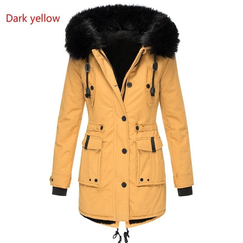 Women's Clothing Fleece-lined Thickened Women's Cotton Padded Clothing Women's Winter - Image 10