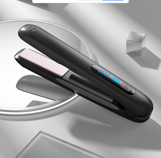 Wireless Hair Straightener Flat Iron Mini 2 IN 1 Roller USB 5000mAh Max 200 Degree Portable Cordless Curler 4 Levels Dry And Wet Uses - Image 9
