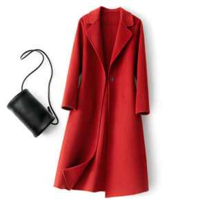 Cashmere Coat Womens Mid-length Wool Outerwear