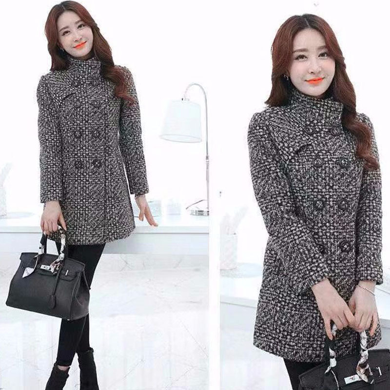 Fashion Thick Plaid woolen coat women's clothing - Image 9