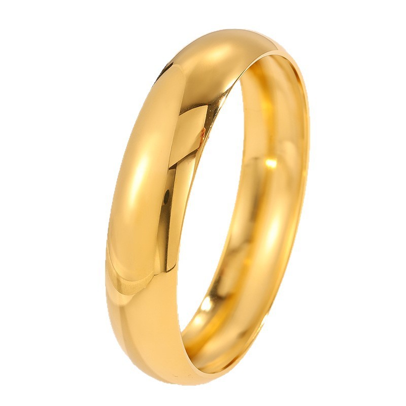 Moms Non-fading Titanium Steel Bracelet Round Bangle - Image 4