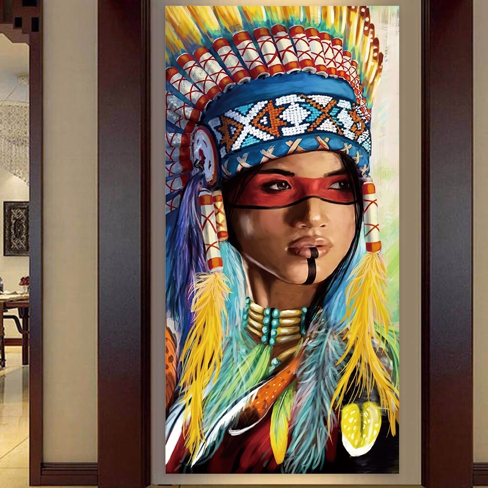 Canvas Home Airbrushed Painting For Decoration - Image 4