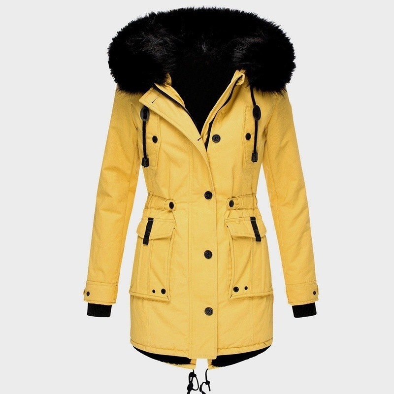 Women's Clothing Fleece-lined Thickened Women's Cotton Padded Clothing Women's Winter - Image 6