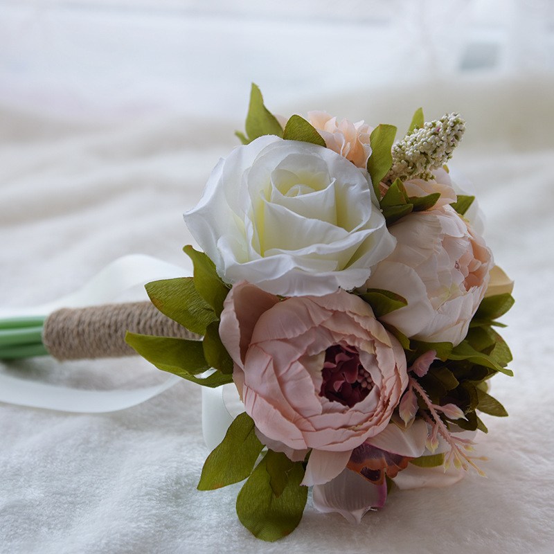 Wedding Supplies Small Bouquet Of Bridesmaids Holding Flowers - Image 3