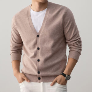 Korean-style Loose-fit Knit Sweater Coat