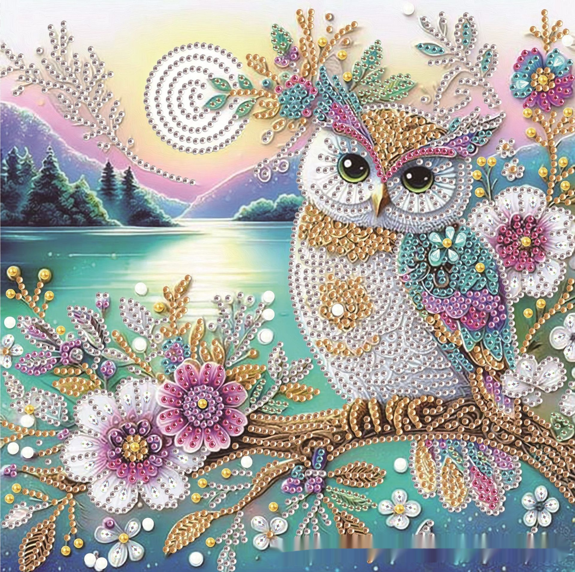 5D Alien Sticker Dot Diamond Decorative Painting - Image 3