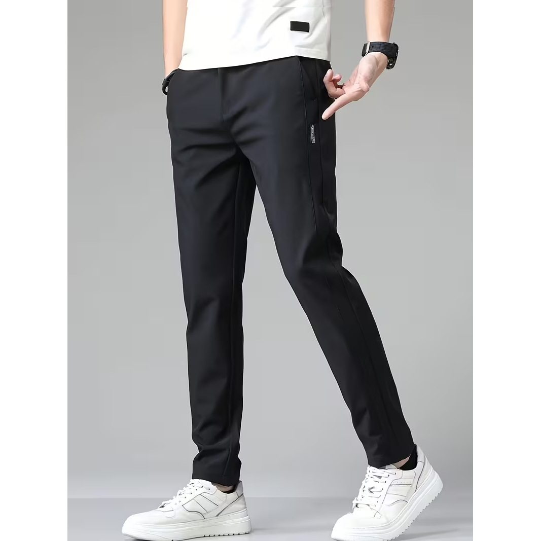 Springsummer Lightweight Casual Straight-leg Trousers - Image 2