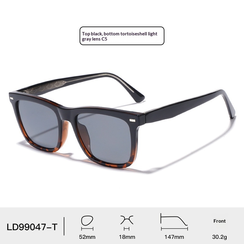 High-definition Minimalist Street-style UV-protective Sunglasses - Image 8