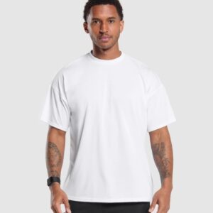 Men's Running Fitness T-Shirt Casual Breathable Loose-Fitting Top